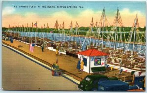 M-10456 Sponge Fleet at the Docks Tarpon Springs Florida