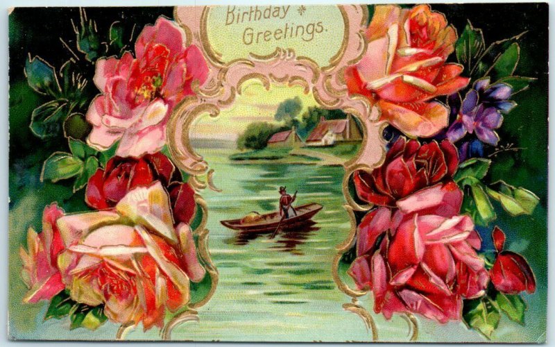 Postcard - Birthday Greetings 