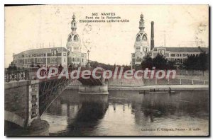 Postcard Nantes Old Bridge Rotunda Etablissements Lefevre Utile