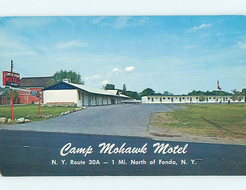 Unused Pre-1980 MOTEL SCENE Fonda New York NY HJ8836