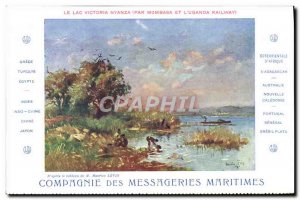 Old Postcard Messageries Maritimes Boat Company Lake Victoria Nyanza by Momba...