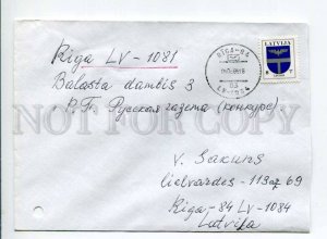 413142 LATVIA 1998 year Riga real posted cover