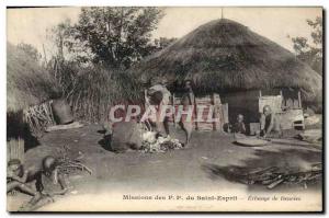 Postcard Old Negro Male Black PP Missions of the Holy Spirit exchange commodi...