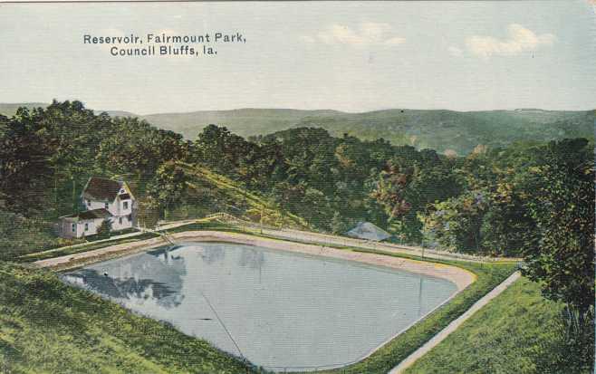 Reservoir at Fairmont Park - Council Bluffs, Iowa - DB