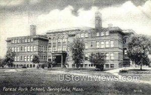 Forest Park School - Springfield, Massachusetts MA Postcard