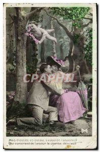 Old Postcard But moment by moment emboldened s lover Female Angel