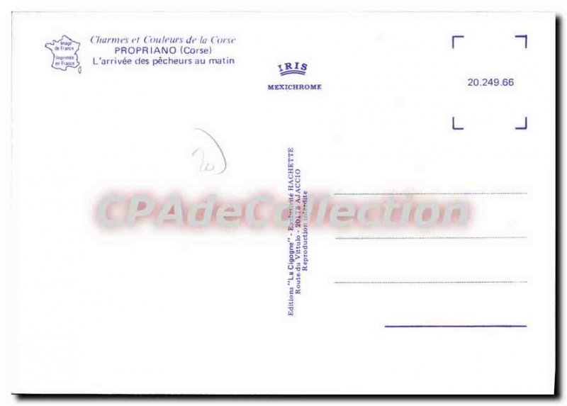 Postcard Modern Propriano Arrival Des Pecheurs At Morning