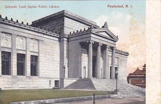 Rhode Island Pawtucket Deborah Cook Sayles Public Library