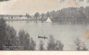 Halifax Massachusetts East and West Lakes Scenic View Antique Postcard J73042