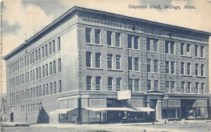 F48/ Billings Montana Postcard c1910 Stapleton Building Stores