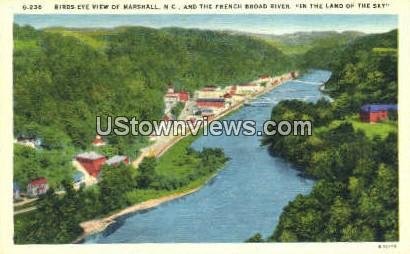 French Broad River in Marshall, North Carolina