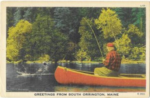 Fisherman Greetings from South Orrington Maine