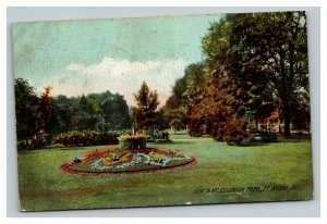 Vintage 1910's Postcard Nice View of McCulloch Park Fort Wayne Indiana