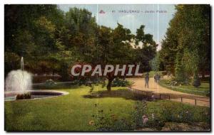 Old Postcard Haguenau Public Garden