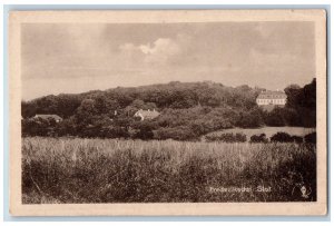 Lolland Denmark Postcard Frederiksdal Castle c1930's Unposted Vintage