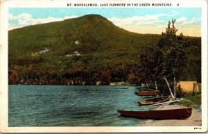 VT Mount Moosalamoo Lake Dunmore Green Mountains Scenic WB Cancel WOB Postcard 