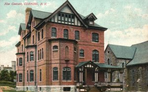 Vintage Postcard 1910's New Convent Corning New York Souvenir Postcard Co. 