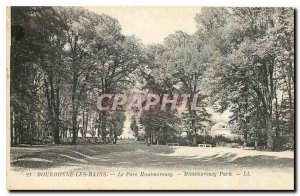 Old Postcard Bourbonne les Bains Parc Montmorency