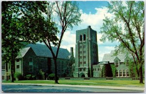 VINTAGE POSTCARD MYRON TAYLOR HALL LAW COLLEGE OF CORNELL UNIVERSITY 1960s