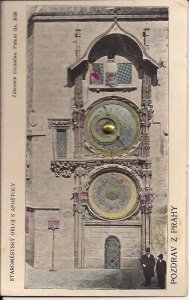 Prague, Czechoslovakia 1910's Astronomical Clock, Mechanical NOVELTY PC