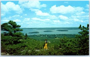 Postcard - Frenchman's Bay And Porcupine Islands - Bar Harbor, Maine