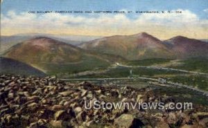 Cog Railway, Carriage Road - Mount Washington, New Hampshire NH  