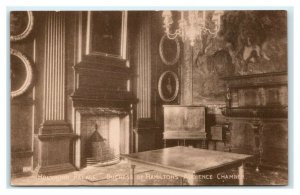 Dutchess of Hamilton's Audience Chamber Holyrood Palace Edinburgh Postcard