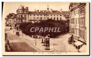 Old Postcard Bourg Square Lalande