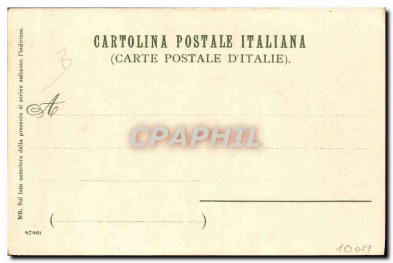 Old Postcard Italy Illustrator Bordighera