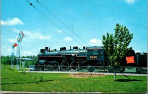 Trains CNR Steam #5270 Locomotive Moncton Canada