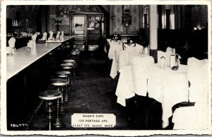 Postcard Daun's Cafe in Sault Ste. Marie, Michigan~135447