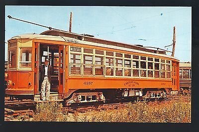 Kennebunkport, Maine/ME Postcard, Eastern Mass. Trolley,