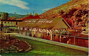 State Health Baths Lava Hot Springs Idaho ID UNP Unused Vtg Chrome Postcard