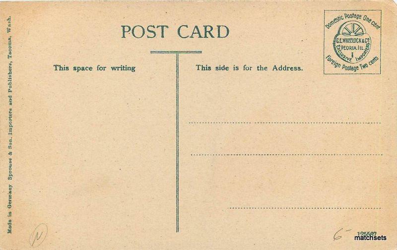 c1910 Adams Avenue Main Business Street LA GRANDE OREGON Sprouse  12489