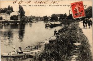 CPA BRY-sur-MARNE Le Chemin de Halage (600164)