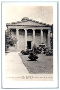 Old State House Permission Kentucky State Frankfort KY RPPC Photo Postcard