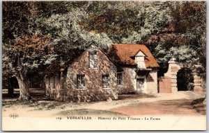 Hameau Du Petit Trianon La Ferme Versailles France Lush Trees Postcard