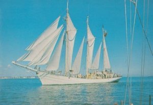 Zawisza Czarny Boat Cutty Sark Tall Ships 1989 Postmark Race Postcard