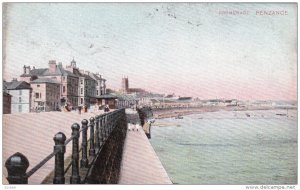 PENZANCE, Cornwall, England, PU-1909; Promenade