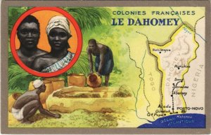 PC CARTE MAP DAHOMEY BENIN (A23502)