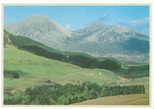 Scotland Postcard - Red Cuillin Mountains In The Heart of The Isle of SkyeTZ8442