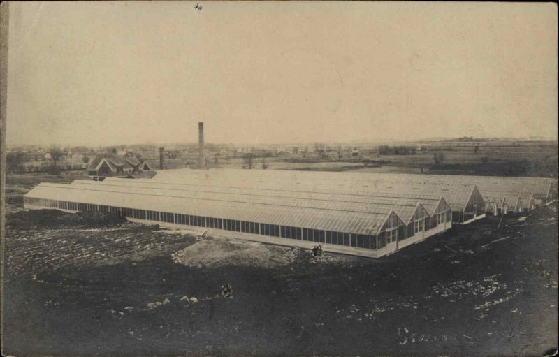 Lynn MA Cancel Greenhouses 1909 Used Real Photo Postcard