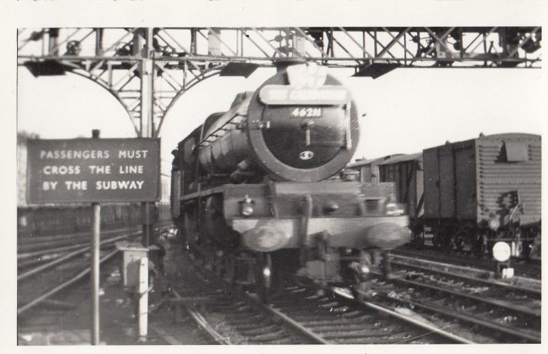 46211 Train At Crewe Station in 1959 Vintage Railway Photo