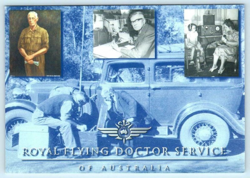 3 Postcards AUSTRALIA ~ Airplane & Clinics  ROYAL FLYING DOCTOR SERVICE 4x6