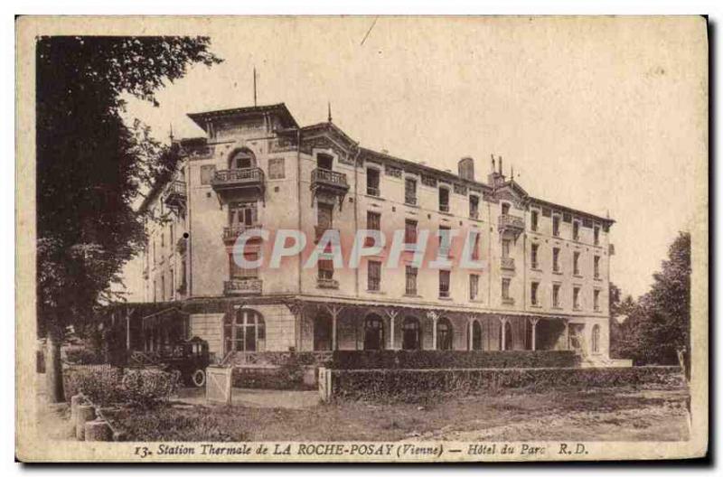 Old Postcard Spa La Roche Posay Vienne Park Hotel