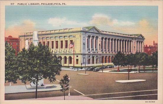 Pennsylvania Philadelphia Public Library Curteich