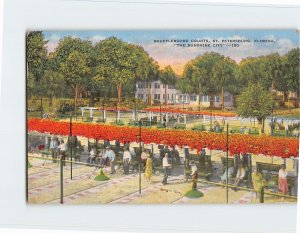 Postcard Shuffleboard Courts, The Sunshine City, St. Petersburg, Florida