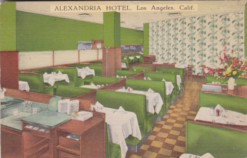 California Los Angeles Alexandria Hotel Coffee Shop sk2670