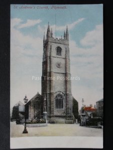 Devon PLYMOUTH St Andrews Church c1906 Postcard by The Church House Plymouth