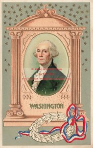 George Washington's Birthday, Winsch, Greek Ionic Style Columns Frame